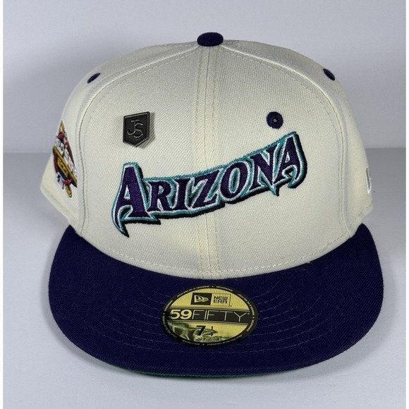 Arizona Diamondbacks 2001 World Series New Era 59FIFTY Fitted Hat Size 7‎ 1/4